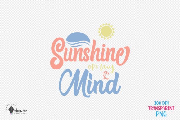 Reviewing My Mind Summer Beach Quote SVG Design